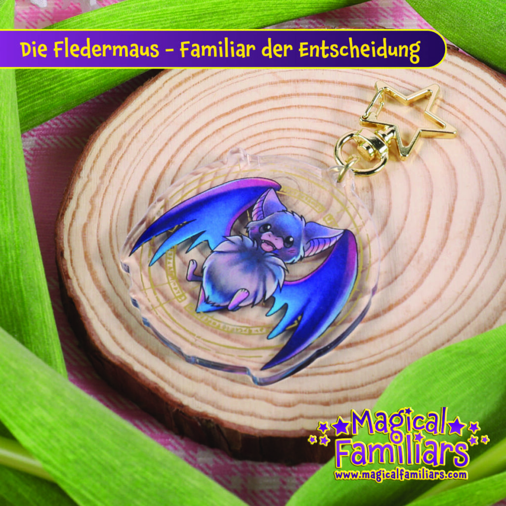 Schlüsselanhänger: Die Fledermaus - Familiar der Entscheidung