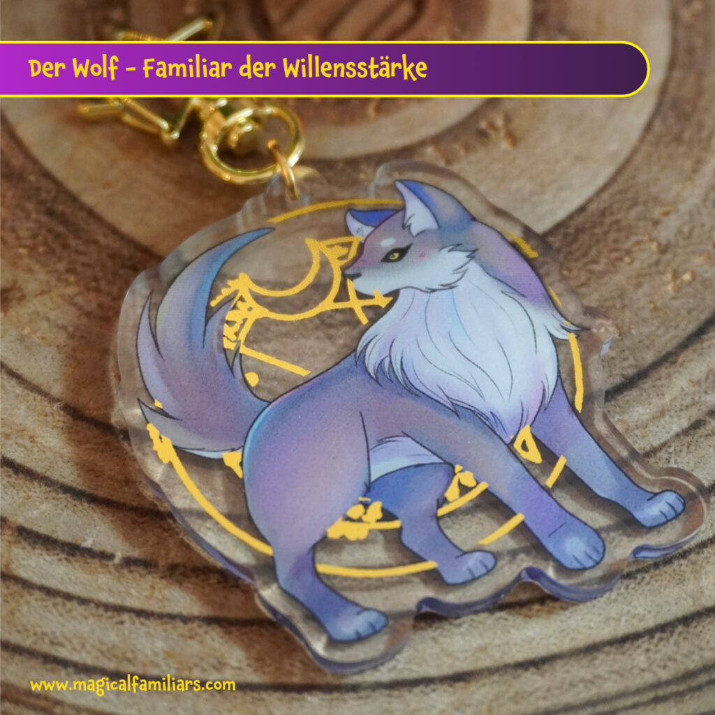 Schlüsselanhänger: Der Wolf