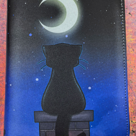 Sammelkartenordner Schwarze Katze