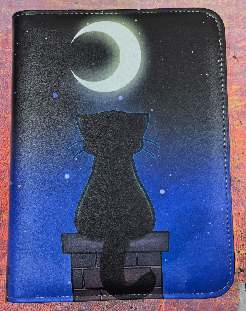 Sammelkartenordner Schwarze Katze